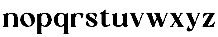 Randeta Olindra Bold Font LOWERCASE