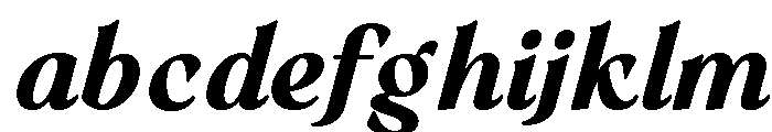 Randeta Olindra ExtBd Ita FONT