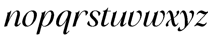 Randeta Olindra Italic Font LOWERCASE
