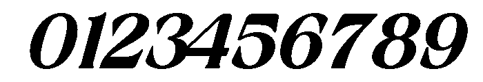 RandetaOlindra-ExtBdIta Font OTHER CHARS