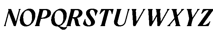 RandetaOlindra-ExtBdIta Font UPPERCASE