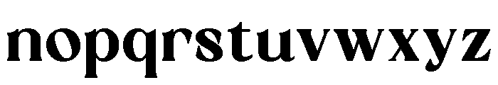 RandetaOlindra-ExtraBold Font LOWERCASE