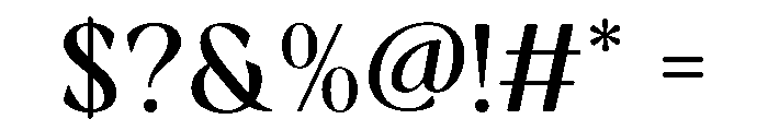 RandetaOlindra-Medium Font OTHER CHARS