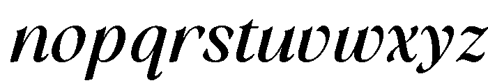 RandetaOlindra-MediumItalic Font LOWERCASE