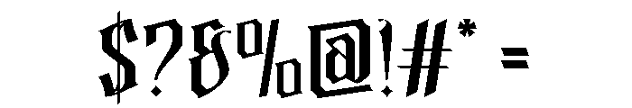 Randuel Font OTHER CHARS