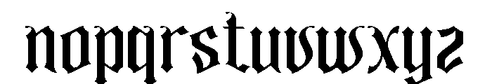 Randuel Font LOWERCASE