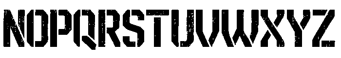 Ranger Army Font LOWERCASE