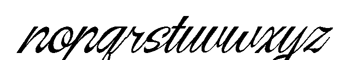 Ranoa Scaloth Italic Font LOWERCASE