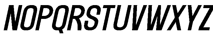 Ranosta Italic Font UPPERCASE