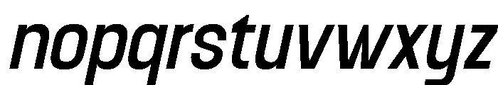 Ranosta Italic Font LOWERCASE
