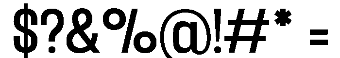 Ranosta Regular Font OTHER CHARS