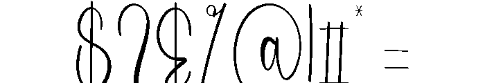 Ranstory Font OTHER CHARS