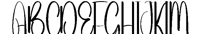 Ranstory Font UPPERCASE