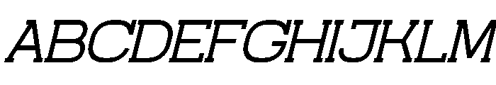 Rantona Italic Font UPPERCASE