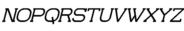 Rantona Italic Font UPPERCASE