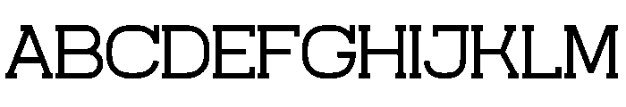 Rantona Font UPPERCASE