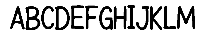 Ranunculus Font UPPERCASE