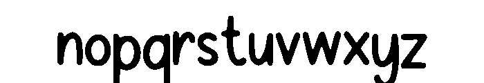Ranunculus Font LOWERCASE