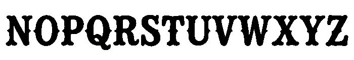 Rapid City Font UPPERCASE