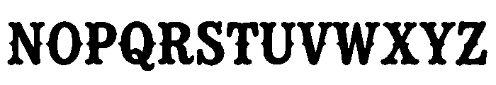 Rapid City Font LOWERCASE
