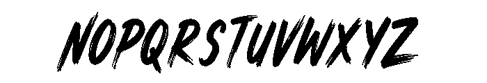 Rapid Ink Font UPPERCASE