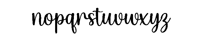 Rapsonity Font LOWERCASE