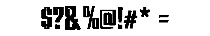Raptor Font OTHER CHARS