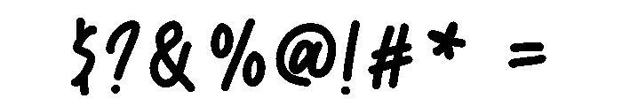 Rasketch Script Font OTHER CHARS