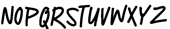 Rasketch Script Font UPPERCASE