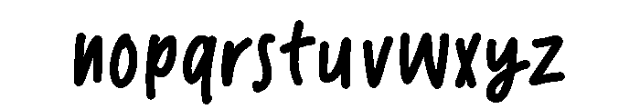 Rasketch Script Font LOWERCASE