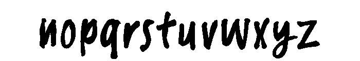 Rasketch Font LOWERCASE