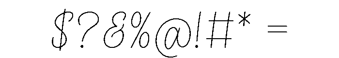 Raskya Font OTHER CHARS