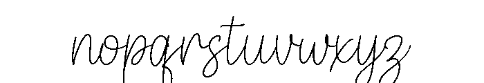 Raskya Font LOWERCASE