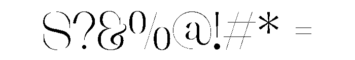 Rasquin Regular Font OTHER CHARS