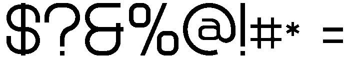 Rastera Font OTHER CHARS