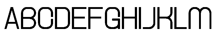 Rastera Font UPPERCASE