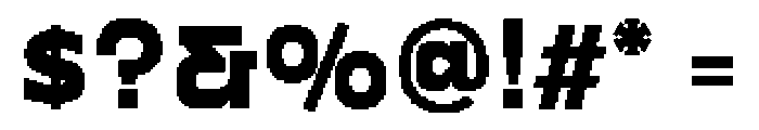Rasteron Pixelated Font OTHER CHARS