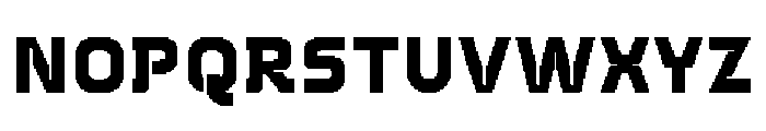 Rasteron Pixelated Font UPPERCASE