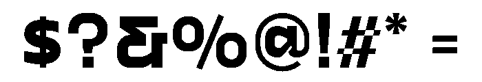Rasteron Regular Font OTHER CHARS