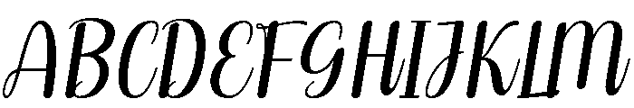 Rastim Font UPPERCASE