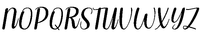 Rastim Font UPPERCASE