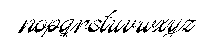 Rastiya Daffodil Italic Font LOWERCASE