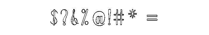 Rastonia Font OTHER CHARS
