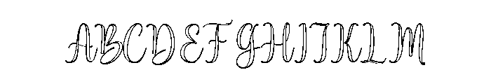 Rastonia Font UPPERCASE