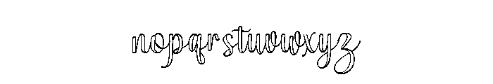 Rastonia Font LOWERCASE