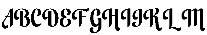 Rasyad Font UPPERCASE
