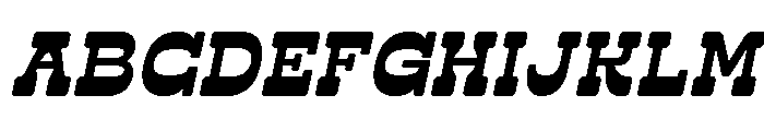 Ratesa Italic Font UPPERCASE