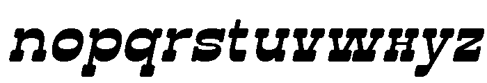 Ratesa Italic Font LOWERCASE