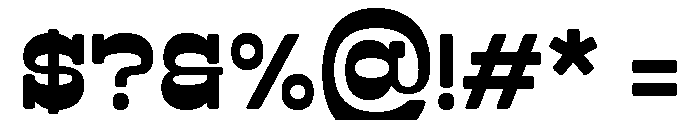 Ratesa Regular Font OTHER CHARS