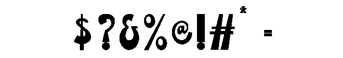 RatheOklumRegular Font OTHER CHARS